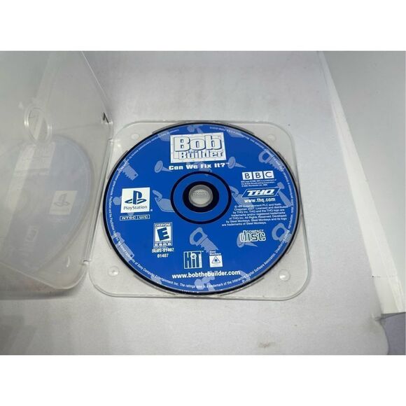 Bob the Builder Can We Fix It? Sony PlayStation 1 PS1 - Picture 1 of 2
